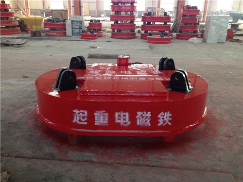 山東西王特鋼定制六套起重電磁鐵廠家發(fā)貨了