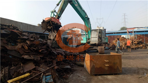 【采購】挖機(jī)起重電磁鐵哪里有？魯磁科技安全又環(huán)保