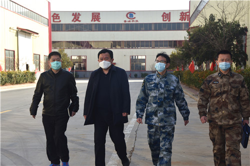 【復(fù)工防疫】臨清市武裝部及新華路街道武裝部來魯磁科技調(diào)研疫  情期間企業(yè)復(fù)工情況