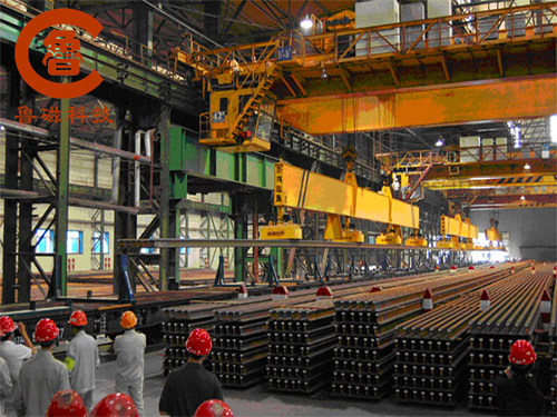 魯磁吊重軌型鋼起重電磁鐵常溫型和高溫型任您選